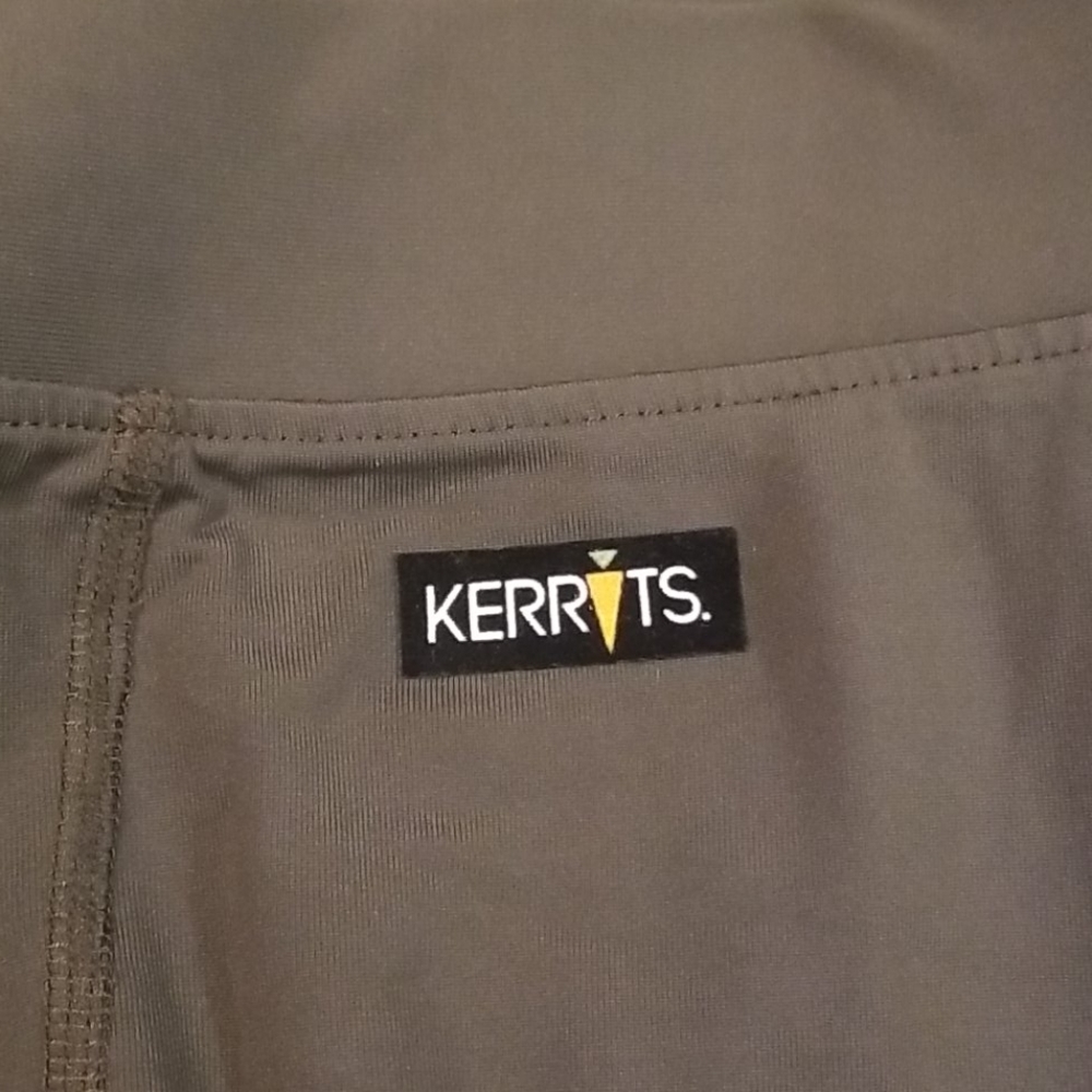 Kerrits brown/ fig riding pants large with pads